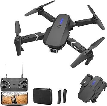 2 - Drone Câmera Dupla Dobrável - E88