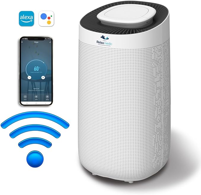 4 - Desumidificador De Ar Elétrico Compressor Wi-fi - Relaxmedic