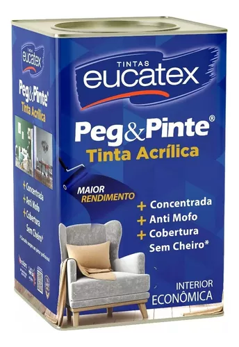 8 - Tinta Acrílica Peg & Pinte - Eucatex